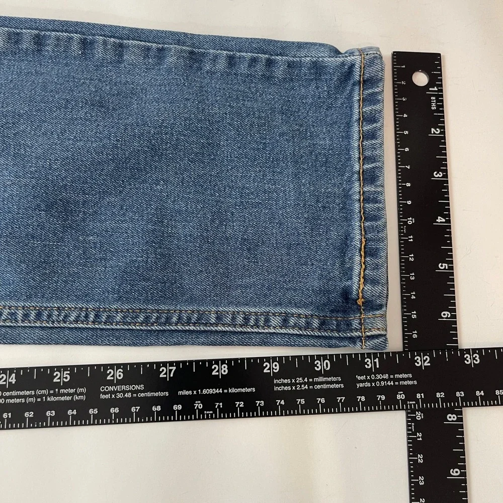 Levis 511 Jeans Mens 31x32 Blue Medium Wash Slim Fit Stretch Denim Preppy Casual